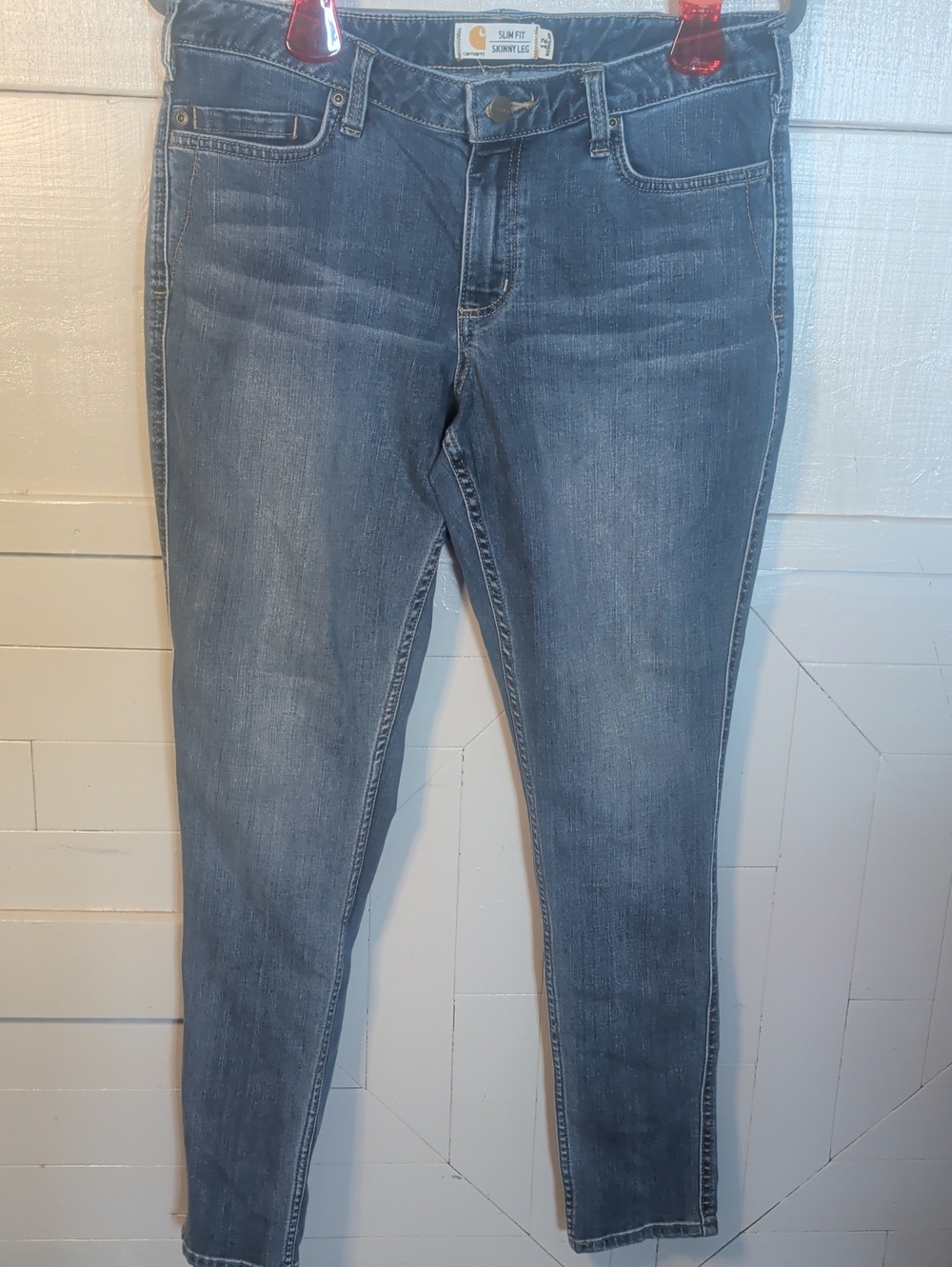 Carhartt Women's Skinny Jeans - Faded Blue Wash